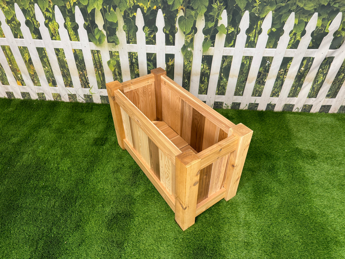 Raised Garden Bed Cedar Planter - 36"L x 18"W x 24"H