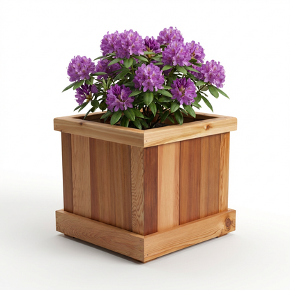1616 - 16"L x 16"W x 16"H Western Red Cedar Raised Garden Planter